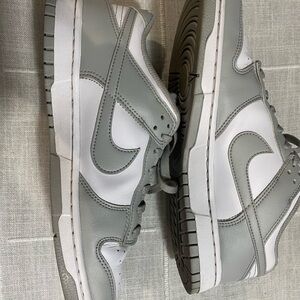 Nike Dunks Gray and White Like New Worn 3 times